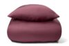 Bambus sengetøj 200x220 cm - Bordeaux sengetøj - Dobbeltdyne betræk i 100% Bambus - Nature By Borg