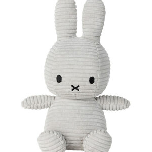 Bon Ton Toys Bamse - 23 cm - Miffy Corduroy - Soft Grey