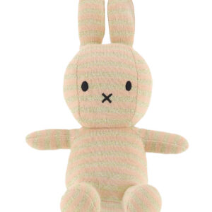 Bon Ton Toys Bamse - 23 cm - Miffy Organic Cotton - Stripe Pink