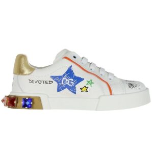 Dolce & Gabbana Sko - Capri - Bianco/Oro