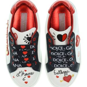 Dolce & Gabbana Sko - Dolls Special - Hvid m. Print