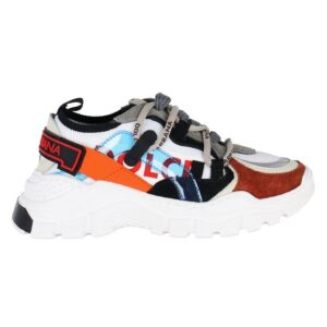 Dolce & Gabbana Sko - Low Lace - Hvid/Multifarvet