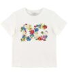 Dolce & Gabbana T-shirt - Blooming - Hvid m. Logo