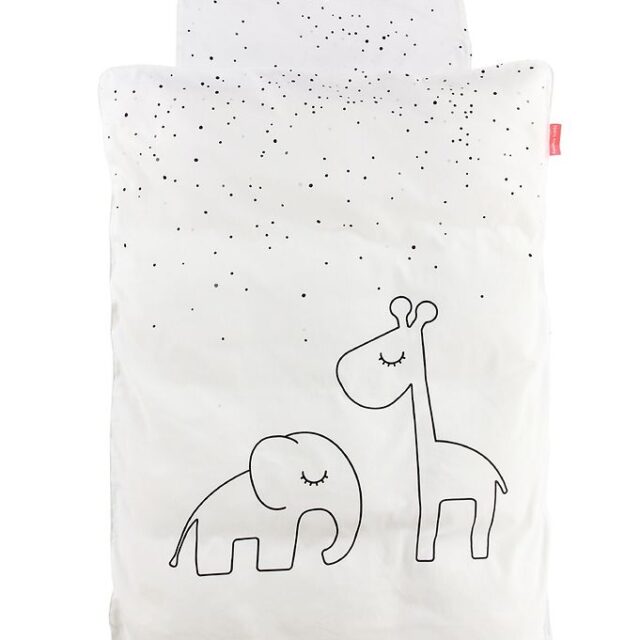 Done By Deer Sengetøj - Dreamy Dots - Junior - Hvid