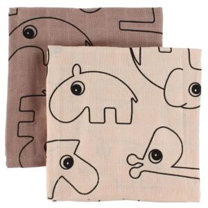 Done By Deer Stofble - 2-pak - 70x70 - Pudder m. Elphee