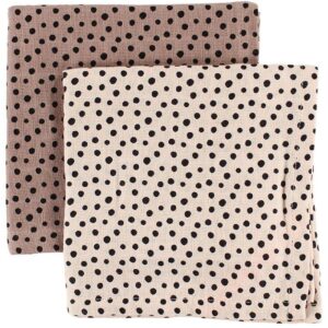 Done By Deer Stofble - 2-pak - 70x70 - Pudder m. Prikker