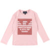 Emporio Armani Bluse - Rosa/Rød m. Pailletter