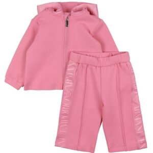 Emporio Armani Bukser/Cardigan - Flamingo m. Logostribe