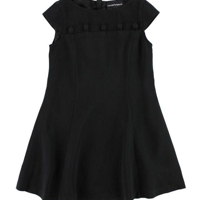 Emporio Armani Kjole - Sort m. Knapper