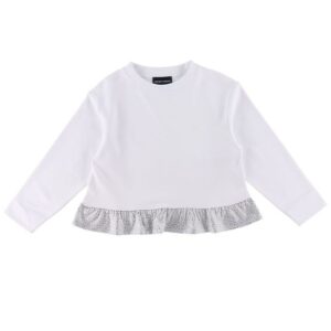 Emporio Armani Sweatshirt - Hvid m. Silmilisten