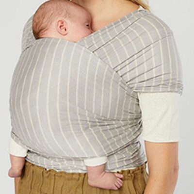 Ergobaby Strækvikle - Aura Wrap Knit - Grey Stripes