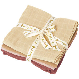 Fabelab Stofbleer - 4-Pak - 60x60 cm - Dusty Rose Mix