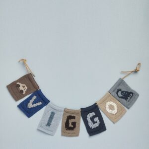 Flag med Figurer til Flagranke, Flere Farver, Smallstuff