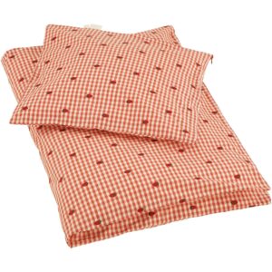 Flöss Berry Gingham Molly Sengetøj - Str. Baby (70x100 cm)