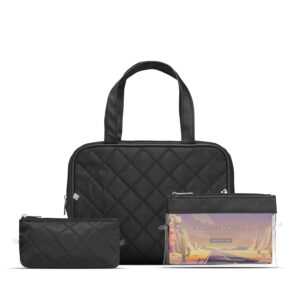 Gillian Jones - 3-piece Cosmetic Bag Set in 100% Recycled Plastic - Toilettaske