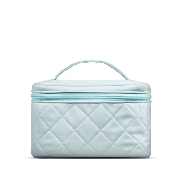 Gillian Jones - Beauty Box in quilted nylon Blue - Toilettaske