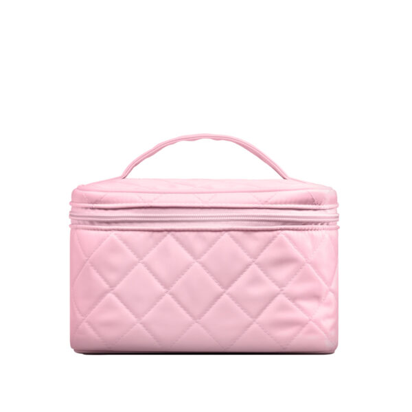 Gillian Jones - Beauty Box in quilted nylon Pink - Toilettaske