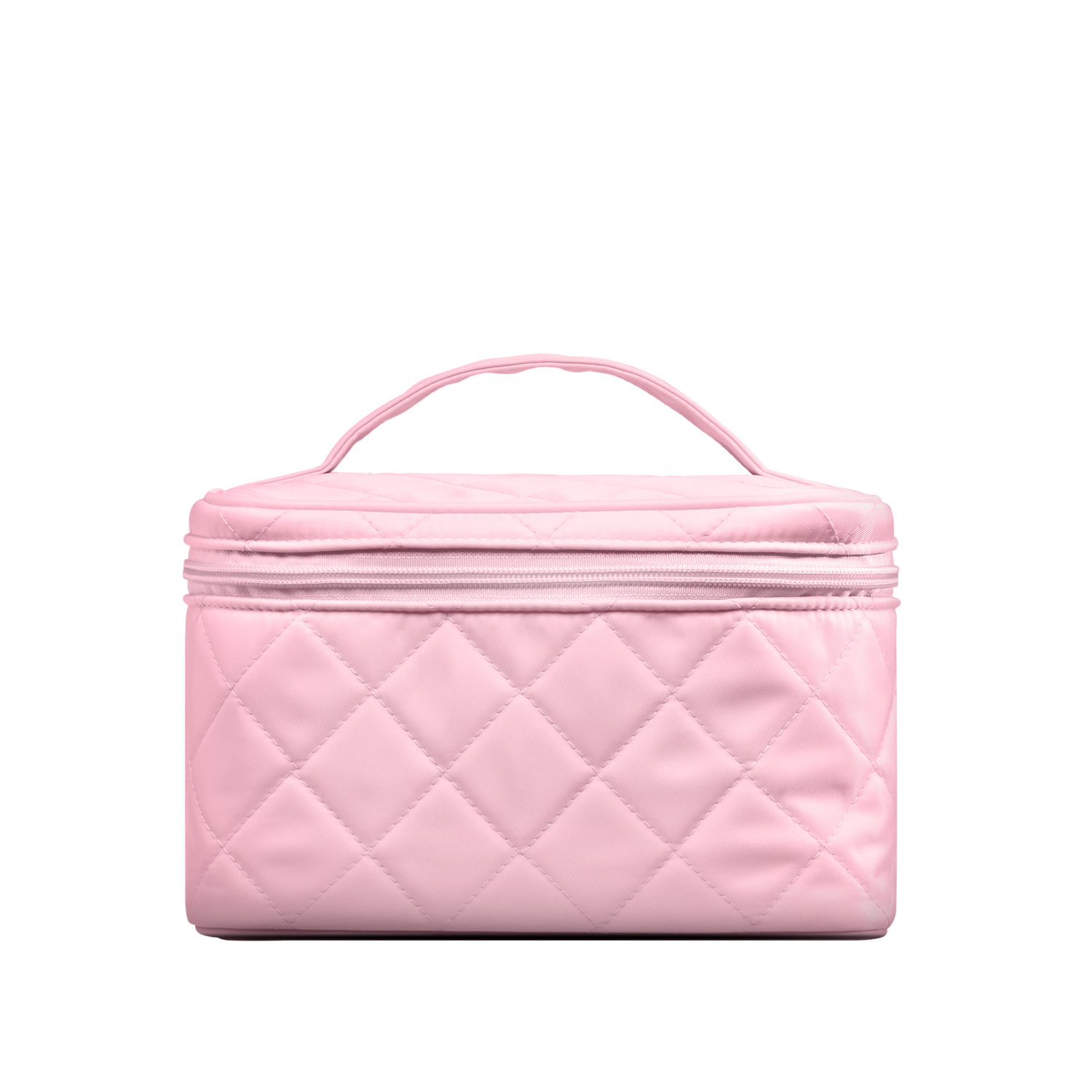 Gillian Jones - Beauty Box in quilted nylon Pink - Toilettaske