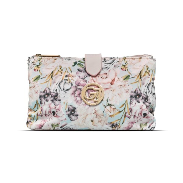 Gillian Jones - THE WEEKENDER Makeup purse Rose flowerprint - Toilettaske