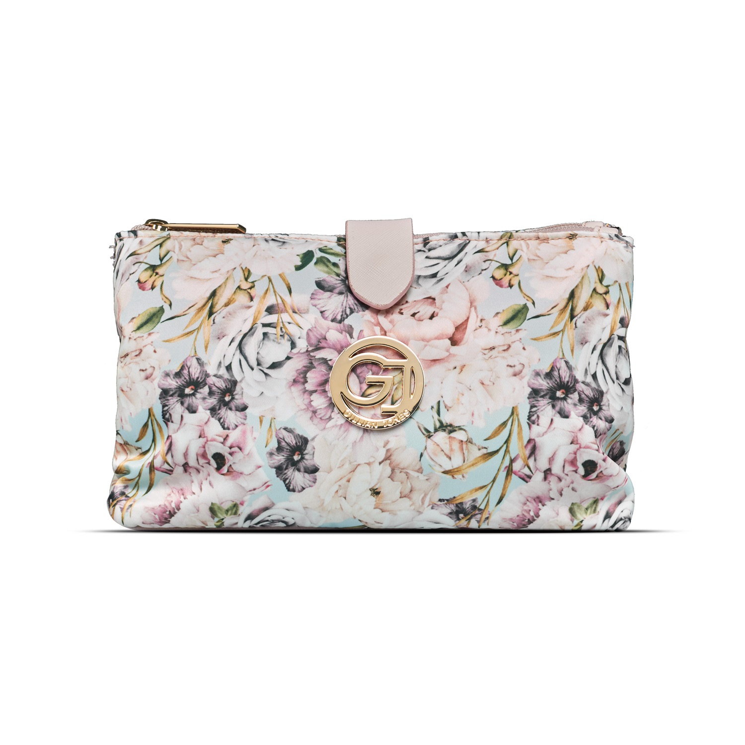 Gillian Jones - THE WEEKENDER Makeup purse Rose flowerprint - Toilettaske