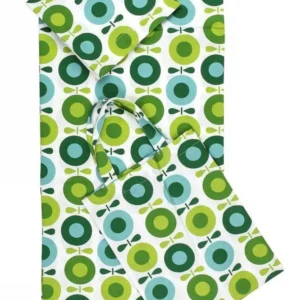 Grønt Babysengetøj i klassisk æbleprint