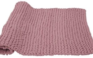 Gulvtæppe - 60x90 cm - Rosa Cozy By Dozy