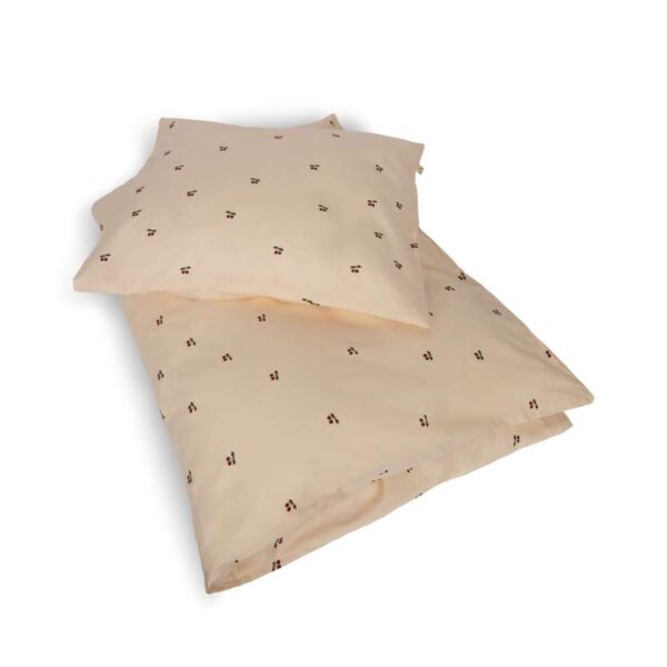 Konges Sløjd Sengetøj - Baby - GOTS - Cherry