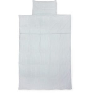 Lalaby Blue Gingham Classic Sengetøj - Str. Baby (70x100 cm)