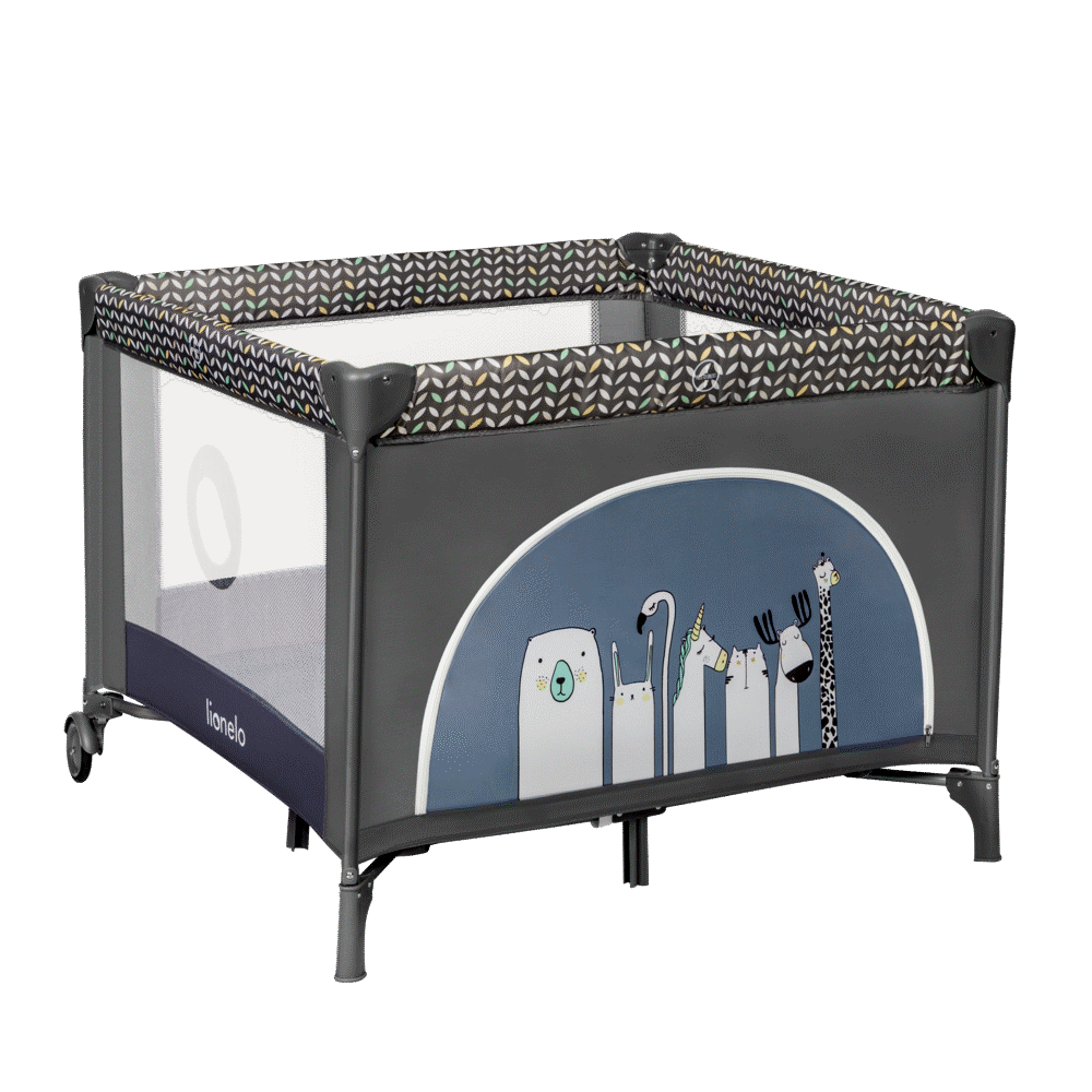 Lene rejseseng - grå stone