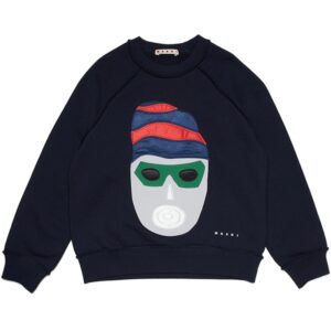 Marni Blue Navy Sweatshirt - Str. 8 år
