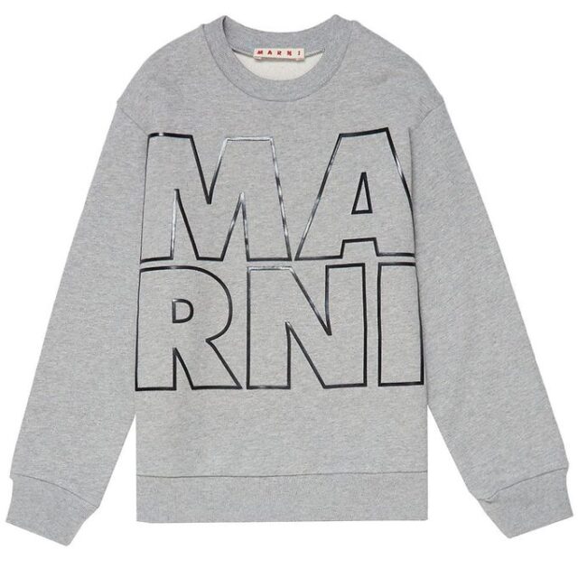 Marni Sweatshirt - Gråmeleret m. Sort