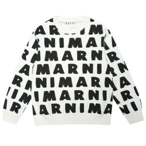 Marni Sweatshirt - Hvid m. Sort