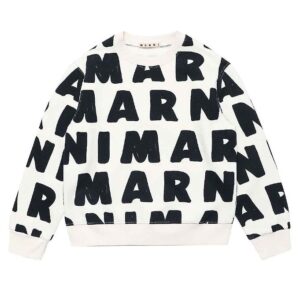 Marni Sweatshirt - Off-White m. AOP Logo