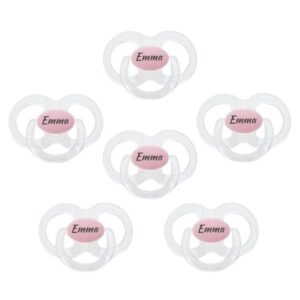 Maxibaby, Str. 2 (6+ Mdr.), Anatomisk - Silikone, Sutter Med Navn