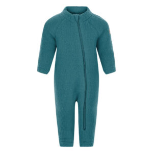 Mikk-Line - Køredragt Wool Baby Suit - North Atlantic - 98