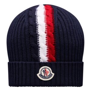 Moncler Berretto Tricot Hue Navy - Str. XS/46-48