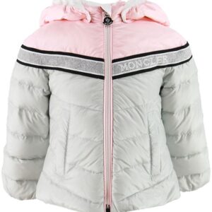 Moncler Dunjakke - Marik - Grå/Rosa