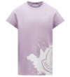 Moncler T-shirt - Lilla m. Hvid