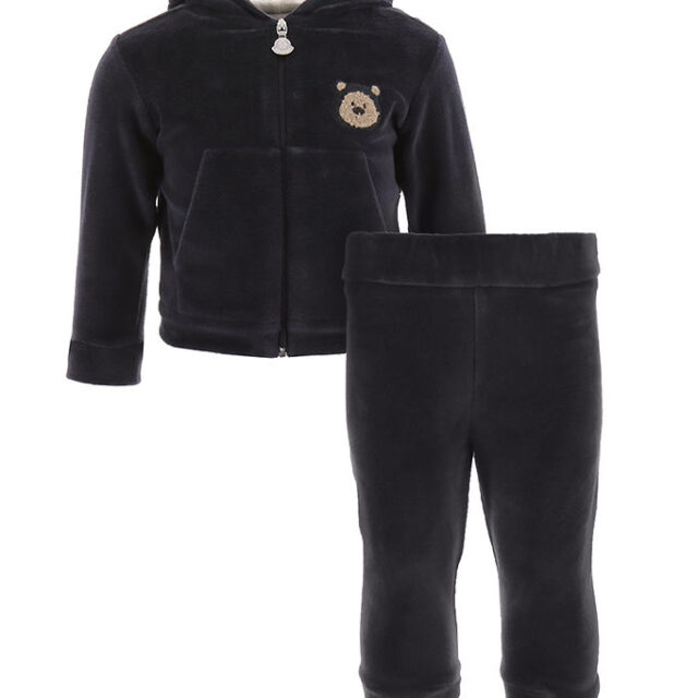 Moncler Veloursæt - Navy