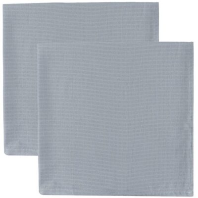 Müsli Stofbleer - 2-pak - 75x75 - Jasmin blue