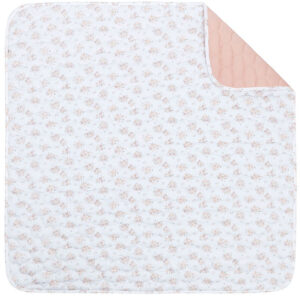Müsli Tæppe - Quiltet - 90x90 - Sense - Balsam Cream/Balsam Rose