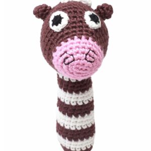 NatureZoo Rangle - Frk. Ko - Brun/Hvid/Pink