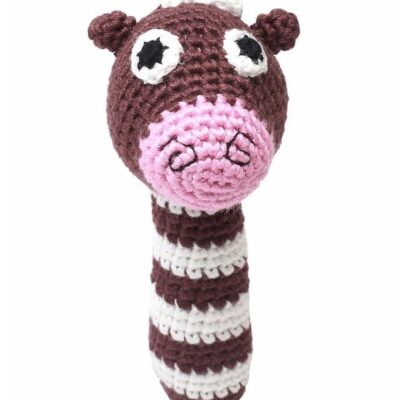 NatureZoo Rangle - Frk. Ko - Brun/Hvid/Pink