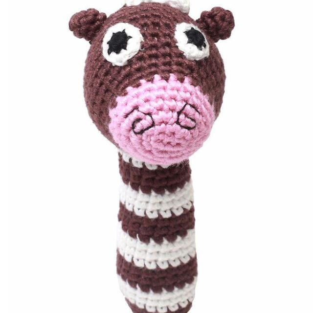 NatureZoo Rangle - Frk. Ko - Brun/Hvid/Pink
