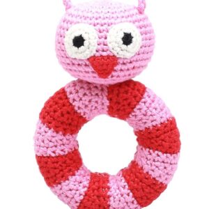 NatureZoo Rangle - Rund - Lady Ugle - Lyserød/Rød