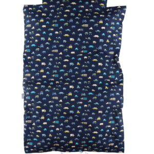 Nørgaard Madsens Sengetøj - Baby - Navy m. Biler