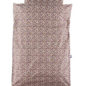 Nørgaard Madsens Sengetøj - Junior - Brun m. Guld/Brune Prikker