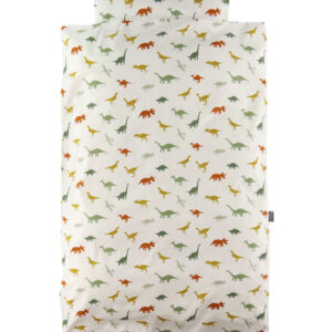 Nørgaard Madsens Sengetøj - Junior - Hvid m. Dino