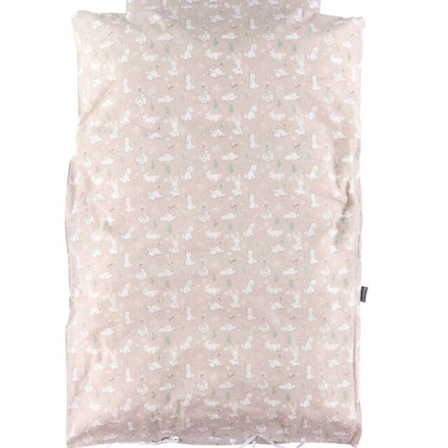 Nørgaard Madsens Sengetøj - Junior - Rosa m. Kaniner