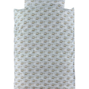 Nørgaard Madsens Sengetøj - Voksen - Grå m. Helikopter